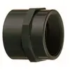 Manchon mixte - GENERIQUE - Ø 50 mm x 1 Pouce 1/2 - PVC - A visser - Coude
