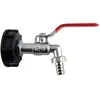 INTERPLAST robinet laiton chromé pour cuve IBC sortie 20x27