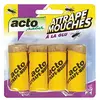 ACTO Attrape mouches - lot de 4 - à la glu