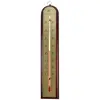 STIL Thermomètre en Plastique imitation bois - Plaque en aluminium - 260 x 50 mm