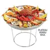 Generique Plateau fruits de mer en inox - D : 36 cm
