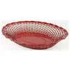 ROGER ORFEVRE - Corbeille pain Vintage ovale 25x18 cm Rouge