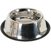 Zolux Bowl Inox on rubber 0.9 l spaniel (0.90 l), Gamelle