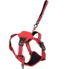 Zolux Easyride Hondentuig Rood (M, Chien, Général), Collier + laisse