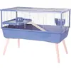 Zolux Neolife 100 Knaagdierkooi - Dierenverblijf - 99x54x79 cm Blauw