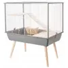 Zolux cage Neo Muki large rodents H58, gris, Cage + enclos