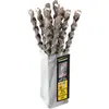 Diager Pack de 12 Forets béton Twister plus 2 taillants SDS plus - 108...