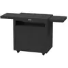 Meuble de cuisine extérieure LE MARQUIER 80 avec tablettes Noir DM80PP...
