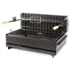 Barbecue charbon vertical Original Vulcain Tourne broche Acier - 61 x ...
