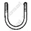 Klemstuk uitlaatsysteem 250655 Bosal