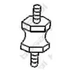 Aanslagrubber demper 255632 Bosal