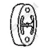 Aanslagrubber demper 255136 Bosal