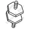 Aanslagrubber demper 255333 Bosal