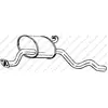 BOSAL Silencieux central pour FORD: Sierra (Ref: 154-925)
