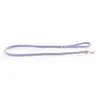 Martin Sellier Laisse en Cuir Surpiqué Classique 16mm x 1m Parme