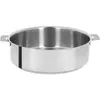 Cristel - S28Q- Sauteuse inox 28cm sans poignée amovible - Collection Mutine.
