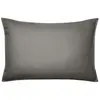 ITC Taie d'oreiller, Satin de Coton, Zinc, 65x65 cm