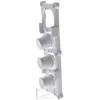 Listo - bouton Lave-Linge poussoir Blanc (ensemble de 3 sur support) kuda