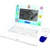 Lexibook, Ordinateur Éducatif Bilingue Français/Anglais, Jouet pour Enfants, 170 Activités pour Apprendre, les Mathématiques, la Logique, et S'amuser, Grand écran, JC599i1