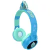 Lexibook Casque lumineux pliable Bluetooth® et filaire avec un design d'une tiare de l'univers de La Reine des Neiges avec limitation du