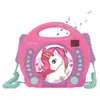 Lexibook Lecteur CD portable avec 2 microphones coloris Licorne