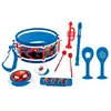 Lexibook - Set Musical Spider-Man - 7 instruments - Rangement dans le tambour