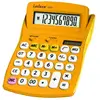 Lexibook, Calculatrice de bureau FRUITIES® avec écran inclinable, 10 chiffres, Fonctions basiques et avancées, Larges touches, Solaire et à piles, Jaune, C210D