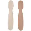 Beaba Lot de 2 pré-cuillères d'apprentissage en beige TU