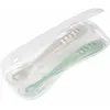Béaba Beaba Lot De 2 Cuillères 1er Âge Silicone Avec Boîte De Transport Sage Green