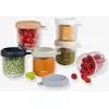 Coffret 6 portions verre 250 ml Natural color mix