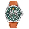 Montre Bracelet Patrouuille de France Automatique Cadran Vert Cuir Mar...