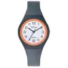 Tekday-Horloge-34MM-Unisex-34MM-10ATM-Waterdicht-Silicone-Zwart/Oranje