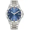 Bracelet acier homme - CERTUS - Montre Certus acier fond bleu - Couleu...