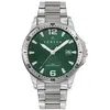 Bracelet acier homme - CERTUS - Montre Certus acier fond vert - Couleu...