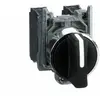 Schneider Electric Sélecteur 22mm 2S, Bouton + interrupteur, Noir