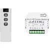 PZCC Interrupteur de Rideau Aveugle Tuya Smart Life WiFi 433Mhz avec TéLéCommande RF pour Commande de Volet Roulant éLectrique, 1RC 1RE