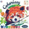 Dessin et coloriage enfant SentoSphère Colorizzy Panda Roux Shiba