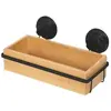 COMPACTOR Petite étagère à ventouse - Bambou naturel et métal