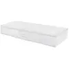 COMPACTOR Housse extra-plate MILKY en péva blanc 107x46x16 cm