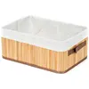 COMPACTOR Panier de rangement Bambou pliable petit modèle marron