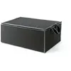 COMPACTOR Housse pour couette URBAN en péva noir 55x45x25 cm