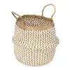 Panier COMPACTOR Belly blanc et naturel M pliable