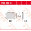 Trw Plaquettes De Frein Frittées Mcb825 Si