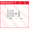 TRW MCB561 Plaquettes de Freins Organique, TÜV Homologué