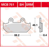 TRW MCB751SRM Plaquette de Frein