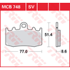 TRW MCB748SV Plaquettes de Freins Sinter Street, TÜV Homologué