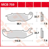 Trw Plaquettes De Frein Mcb759