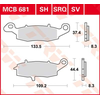 Trw Plaquettes De Frein Mcb681