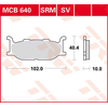TRW MCB640SV Plaquette de Frein