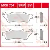 TRW MCB704 Plaquettes de Freins Organique, TÜV Homologué